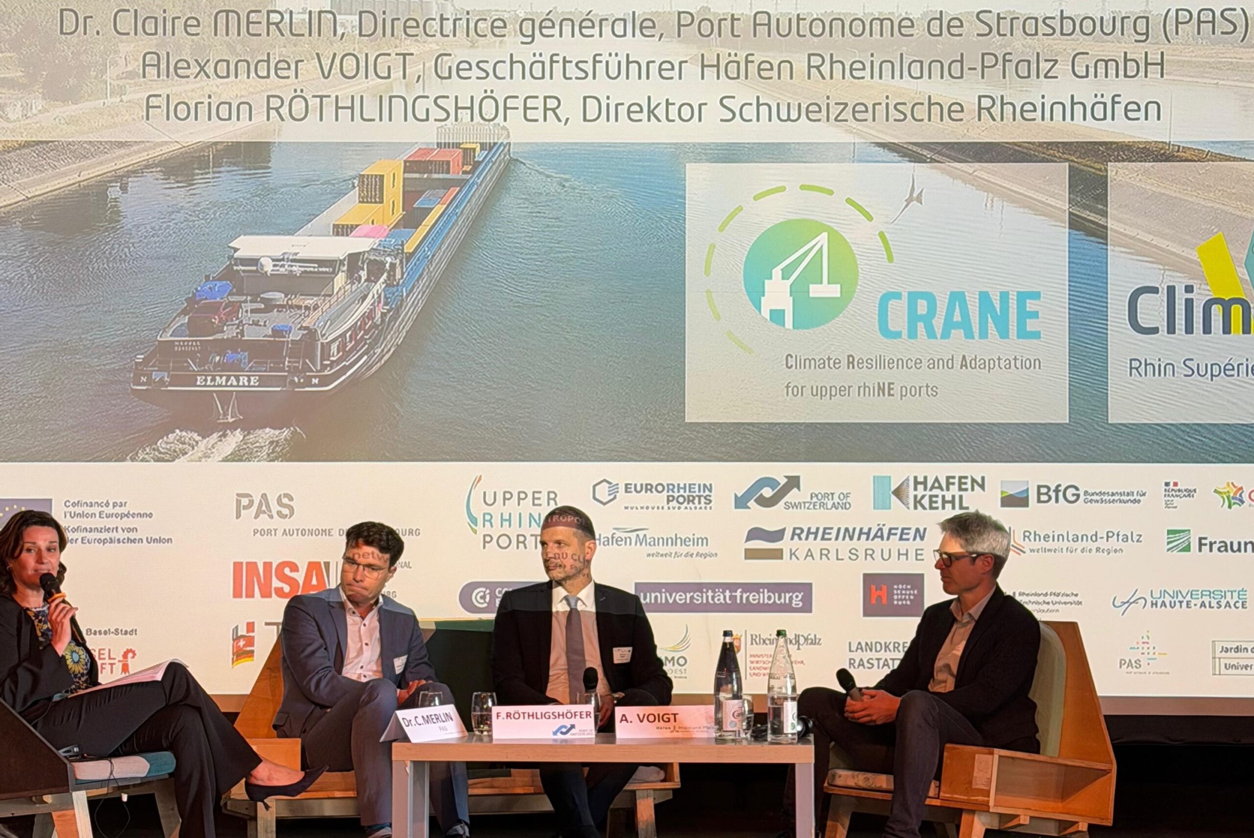 PRESSEMITTEILUNG | Klimaresiliente Oberrheinhäfen: Konkrete Lösungen für eine zukunftsfähige Binnenschifffahrt